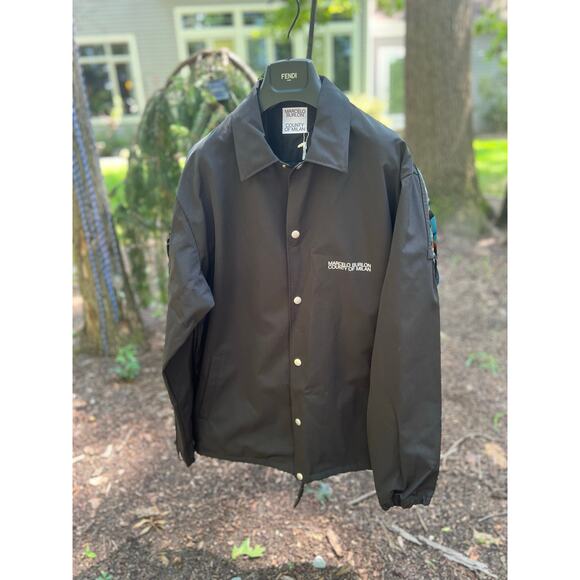 MARCELO BURLON COUNTY OF MILAN Jacket Size S Removable Wings Fringes - Picture 7 of 17